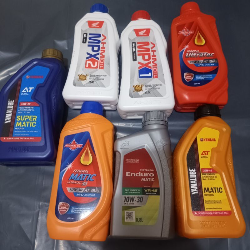 ANEKA OLI MOTOR MATIC & BEBEK VARIAN MPX YAMALUBE FEDERAL ENDURO