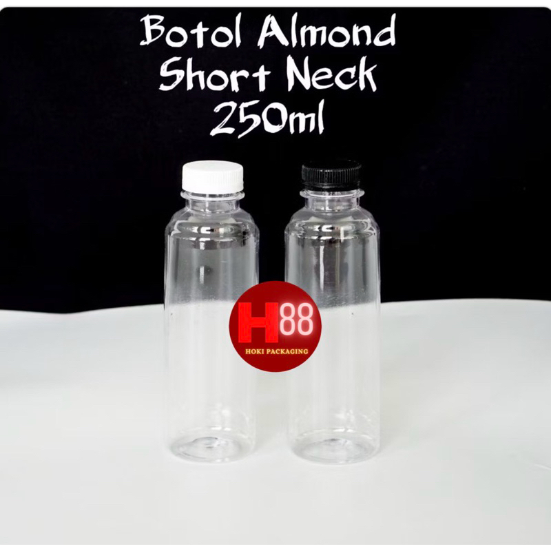 Botol Almond 250ml 150ml / Botol Almond / Kemasan Minuman Unik / Botol Lucu / Botol Kemasan Kopi