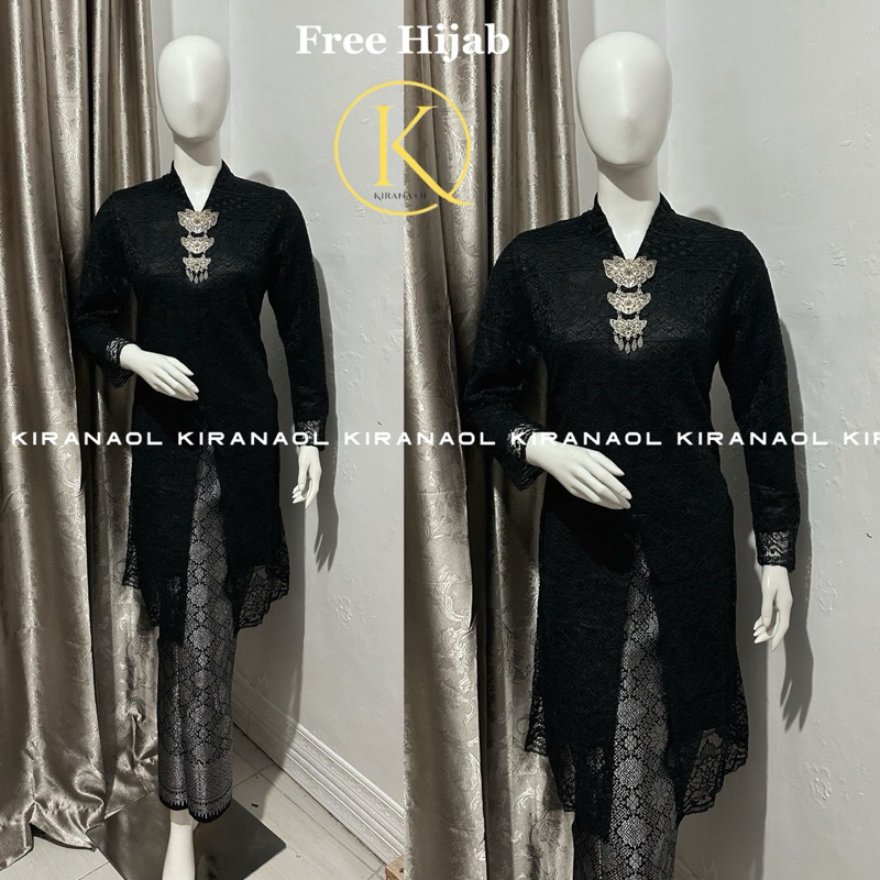 (FREE HIJAB) KIRANAOL - KEBAYA BRUKAT MODERN - KEBAYA BUSUI MODERN - KEBAYA PESTA - KEBAYA MALAYSIA 