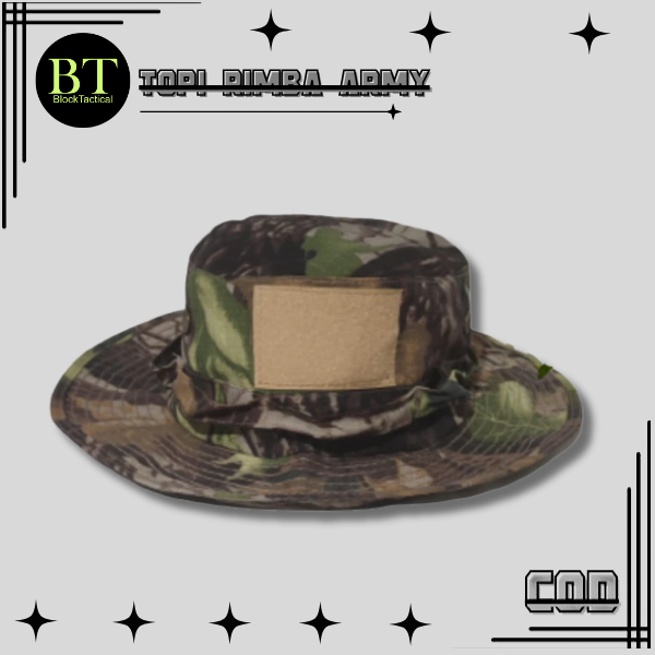 Topi import Topi Rimba Army | Topi Jungle Hat Tactical | Topi Gunung Outdoor | Topi Bucket | Topi Ad