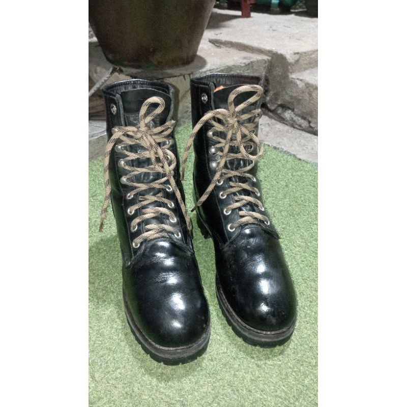 LOGGER WORK BOOTS BY GEORGIA BOOTS vintage G8120 SZ43