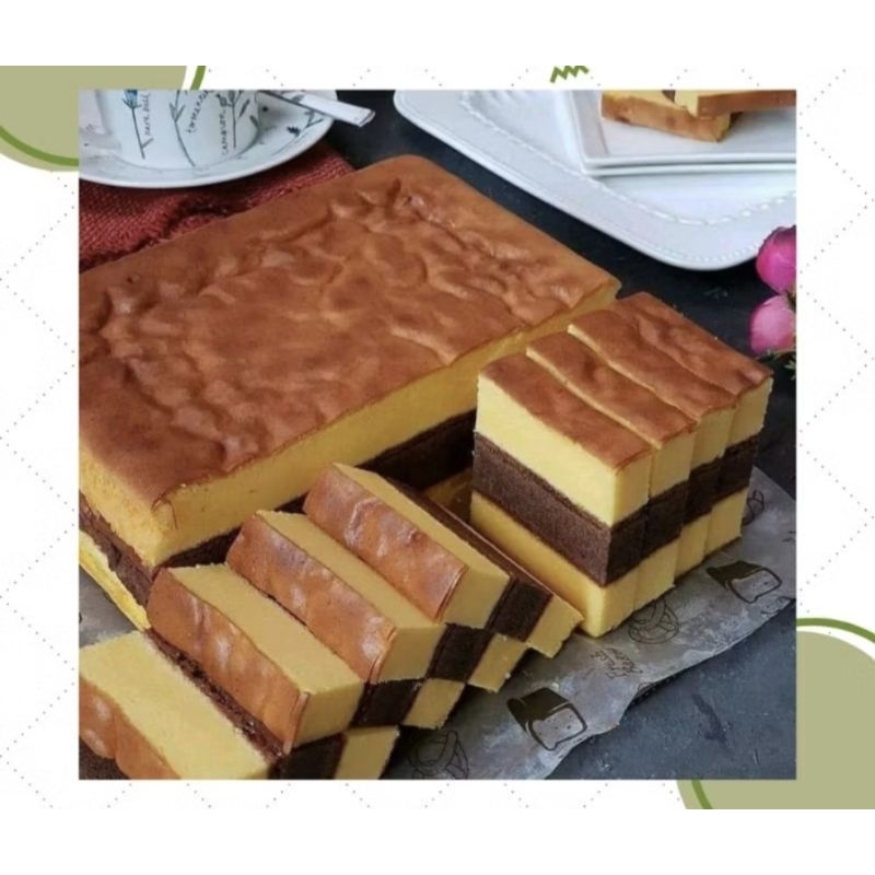 

Kue Lapis Surabaya Ukuran 22 x 22 cm berat 900g