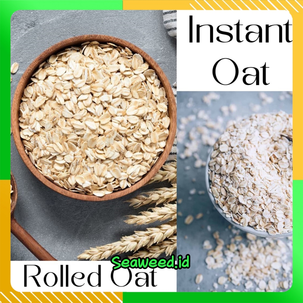 

Organic Quick Instant Oat Rolled Oat / Oatmeal Instan / Gandum Instan / Sereal HALAL
