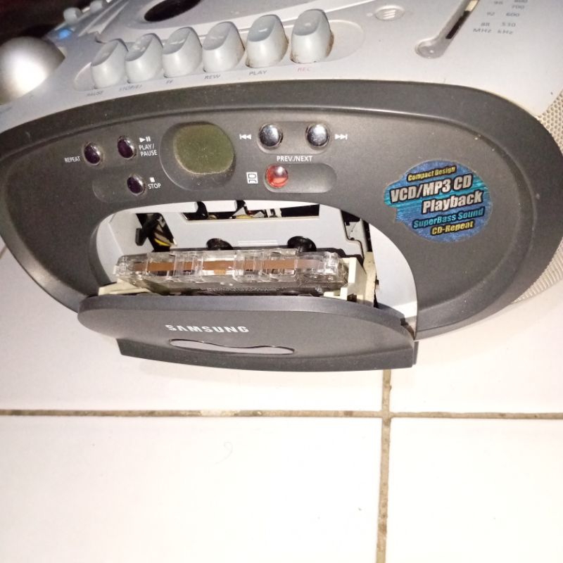 Radio tape cd / vcd samsung