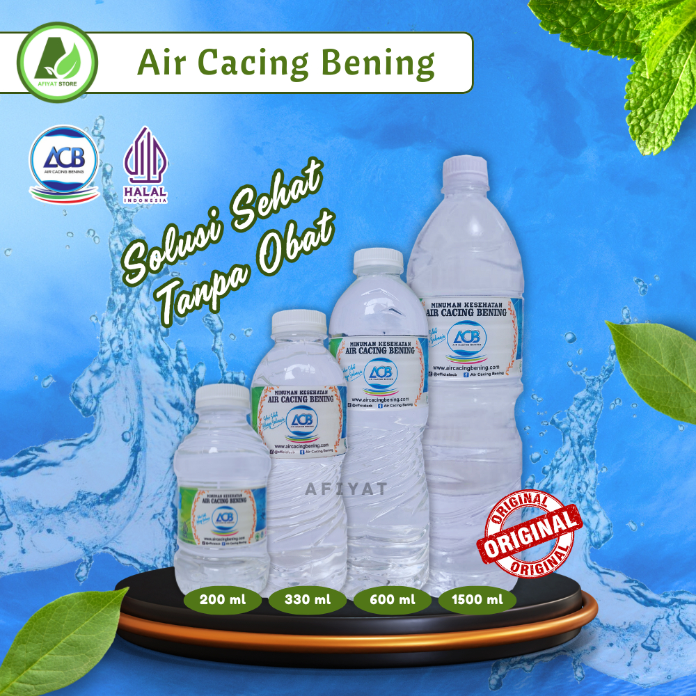 

Air Cacing Bening ACB Minuman Kesehatan Alami Herbal Untuk Demam Tipes dll