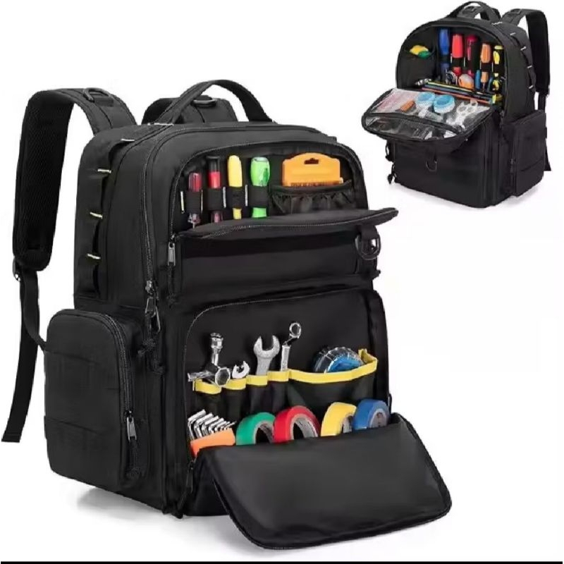 Tas penyimpanan alat tukang tas Ransel PLN tas mekanik kuat Elegan