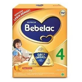 

Bebelac 4 GroGreat Susu bubuk Pertumbuhan Anak Madu 3 Kg