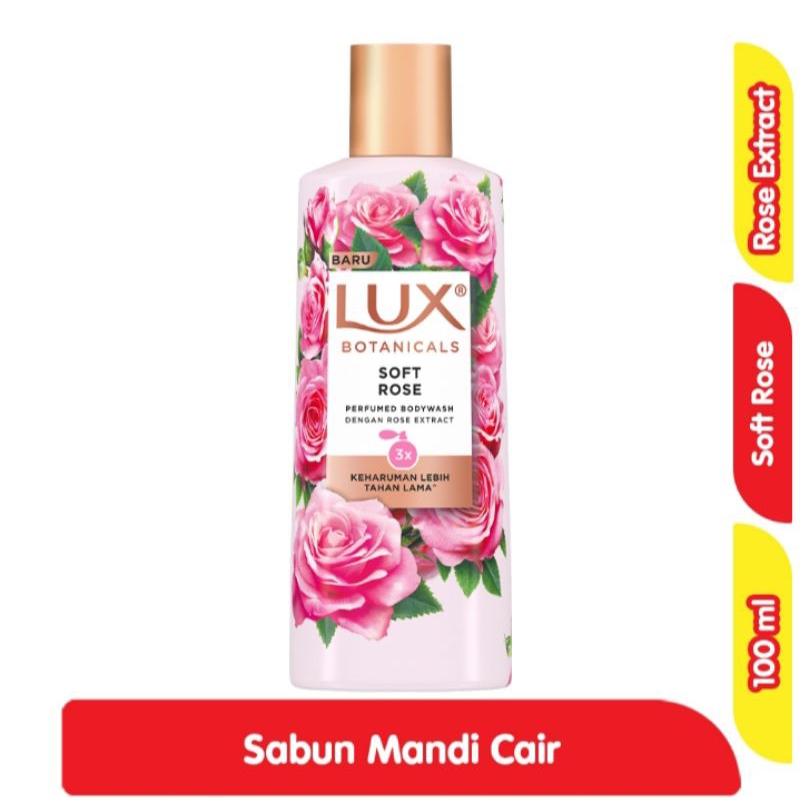 Lux Botanical Sabun Mandi Cair Soft Rose 100ml