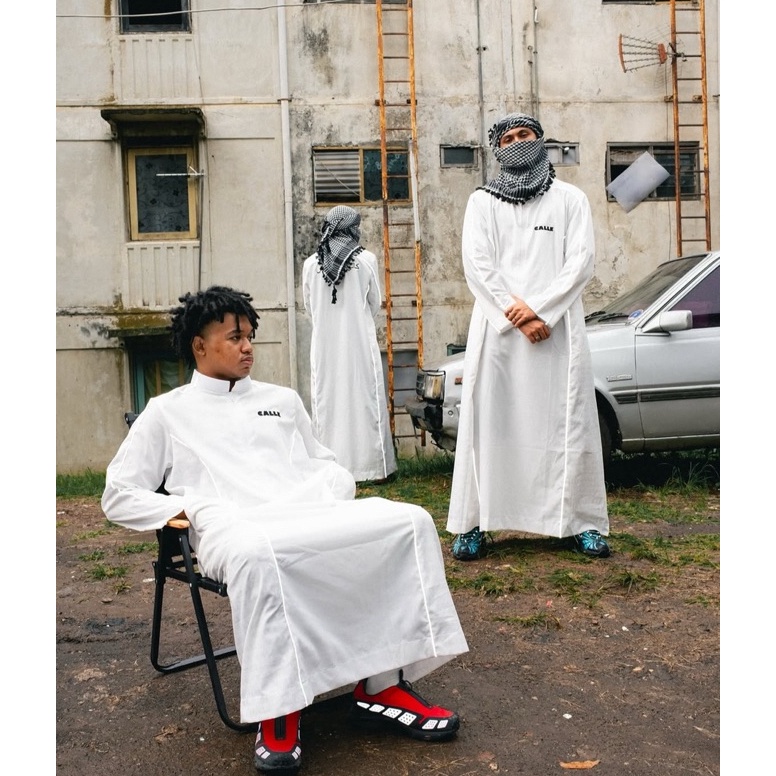 KODE L76Q CALLE DE LARACHE QAMIS BLACK  WHITE  CDL ZIP HOODIE BLACK  PINK  COFFE  DARK GREEN KNITWEA