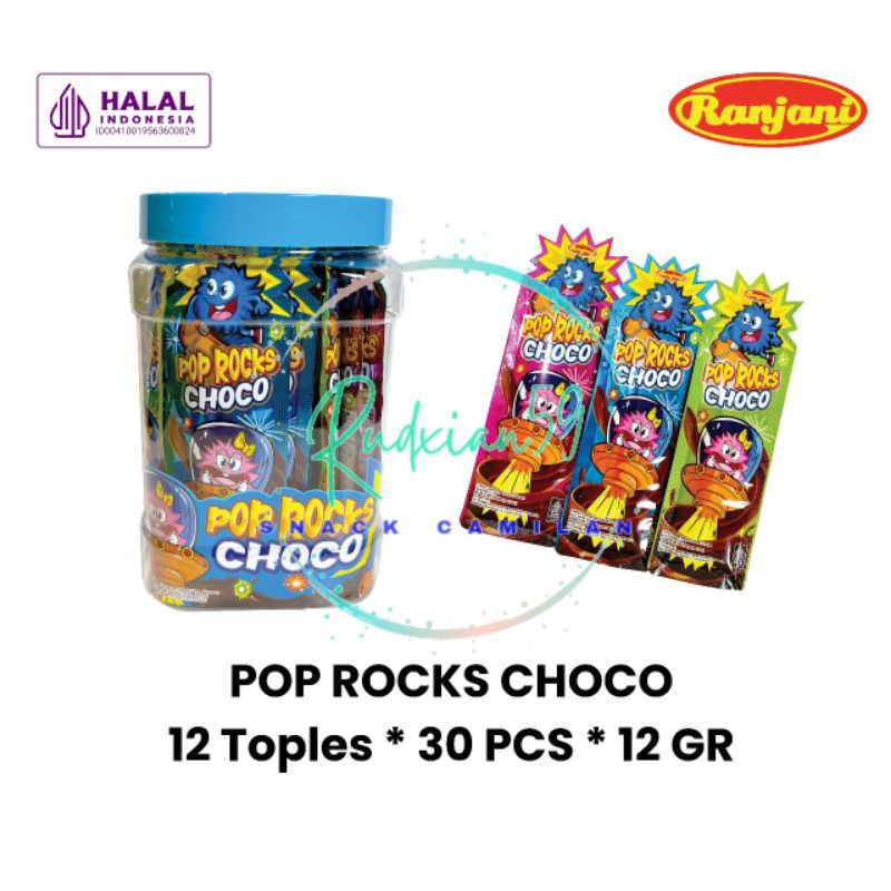 

Ranjani Pop Rock Choco Toples isi 30 pcs