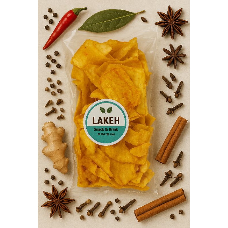 

Keripik Talas Gurih Asin Asli Minangkabau