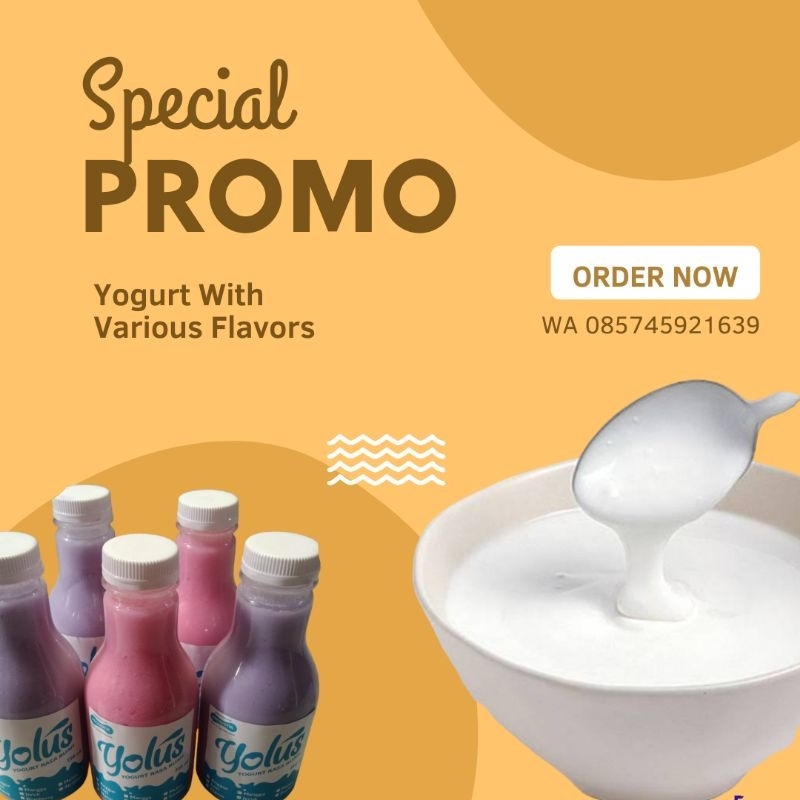 

YOLUS Yoghurt drink rasa buah, minuman yogurt rasa buah 250 mL