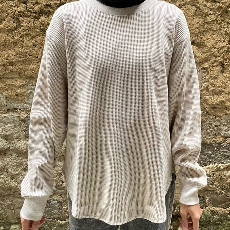 preloved waffle uniqlo