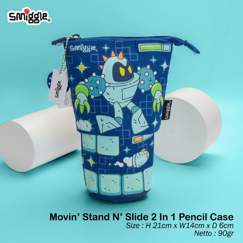 

HenJO SMIGGLE Movin' Stand N' Slide 2 In 1 Pencil Case