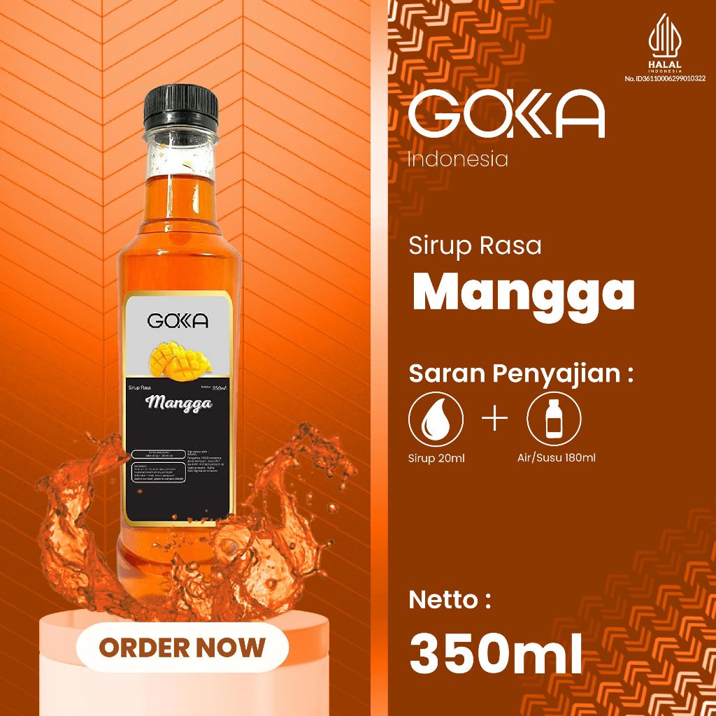 

Syrup Mangga / Minuman Sirup Gokka Rasa Mangga 350ml