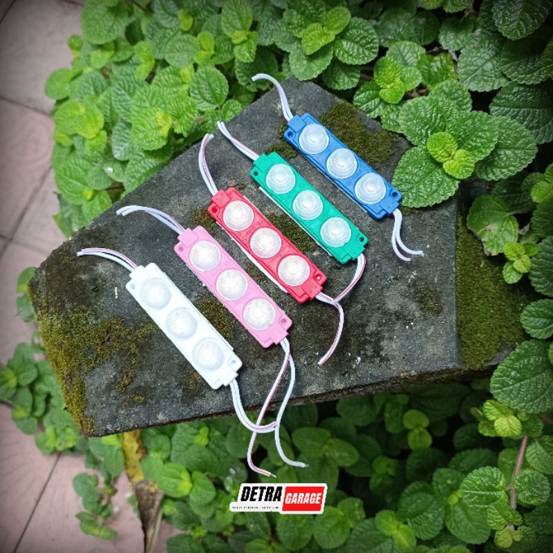 Lampu Kolong Led 12v 3 Mata Besar PNP All Motor Free Double Tape