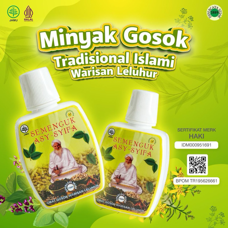 Minyak Pijat Semenguk ASY-SYIFA Minyak Gosok Islami Warisan Leluhur