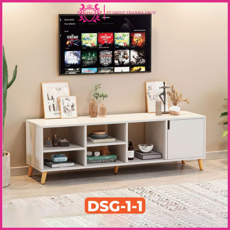 Meja Tv Minimalis Meja TV Kayu kabinet Meja TV Kayu Putih Minimalis Modern Tempat Buku