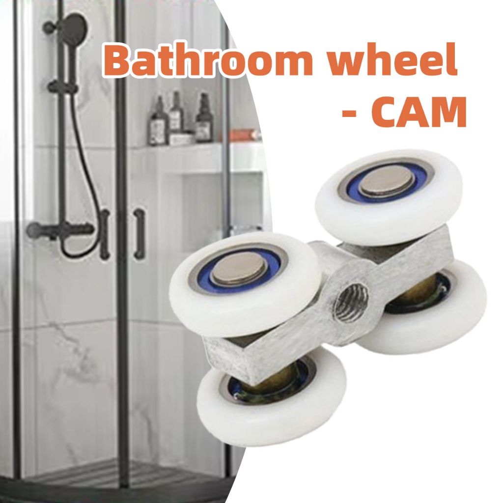 Roda pintu geser / Roda Gantung Kamar Mandi /Geser Gantung Katrol Halus Tahan