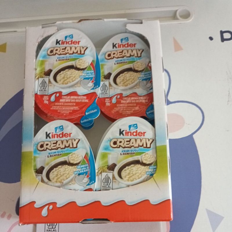 

Kinder Creamy Milky & Crunchy 19g