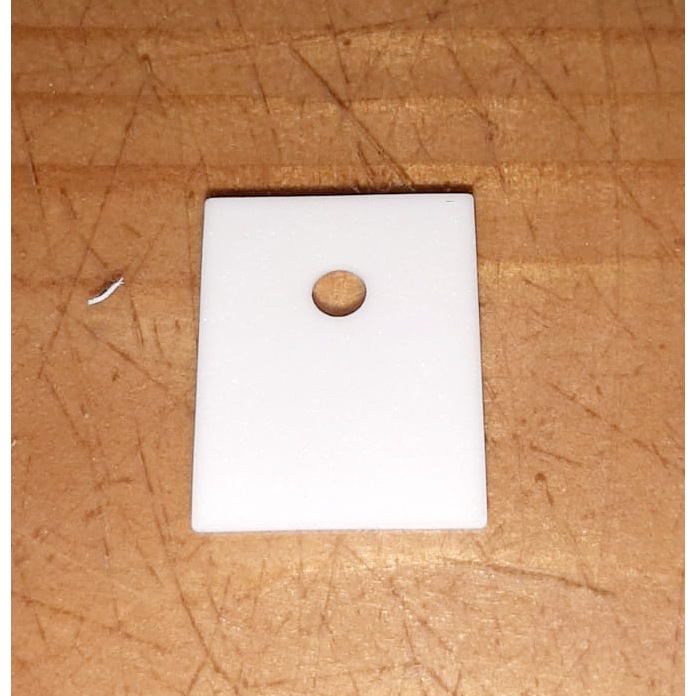 ISOLATOR KERAMIK 20 X 25 MM TEBAL 1MM