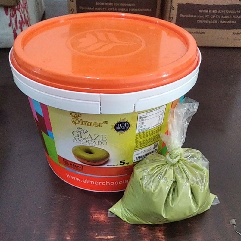 

Glaze Elmer rasa Avocado 500gram