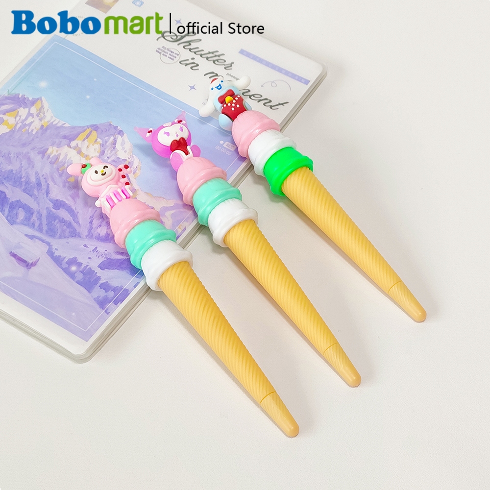 

BOBOMART Pulpen Ice Cream Karakter Sanrio – Pulpen Lucu KRD1142, Tinta Gel Lancar