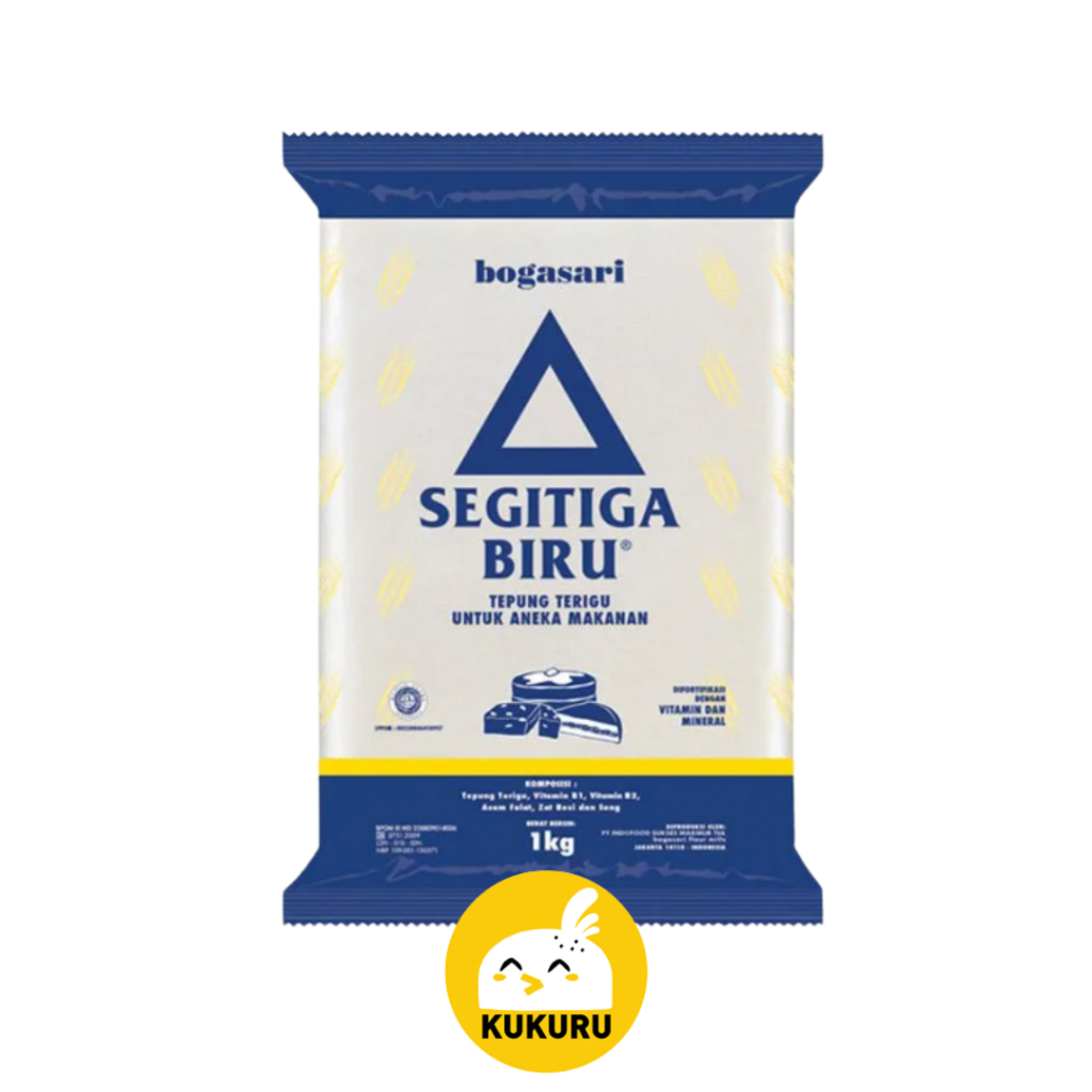 

TEPUNG SEGITIGA BIRU / TEPUNG TERIGU UNTUK ANEKA MAKANAN (1 KG)