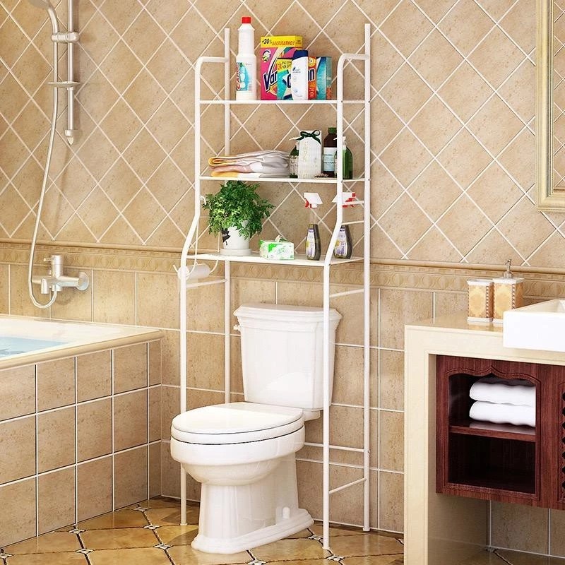 Rak Toilet Orginizer Rak Toilet WC Duduk Rak Sabun Tisu