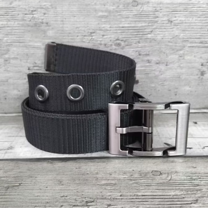 ikat pinggang jarum kanvas/gesper pria wanita