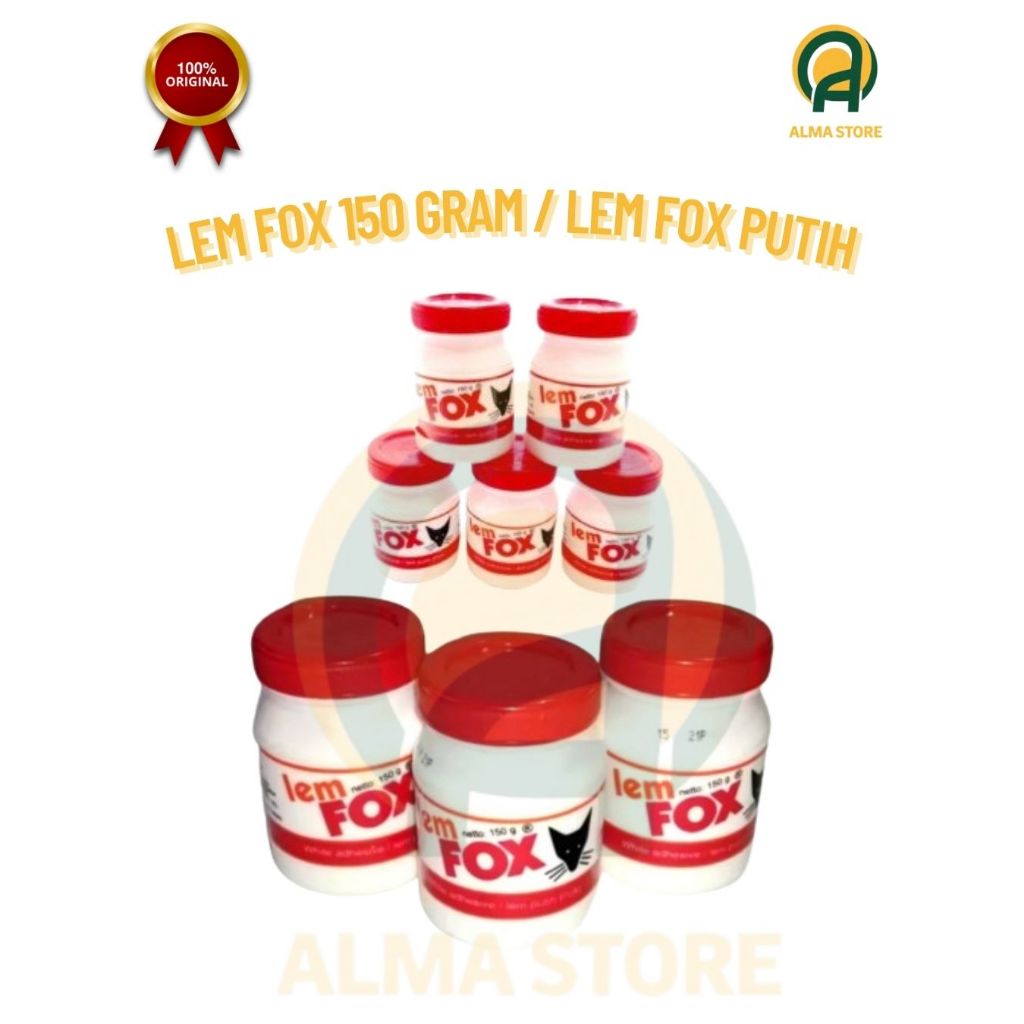 

Lem Fox 150 Gram / Lem fox Putih