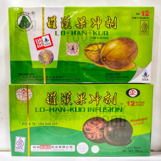 

[HALAL] LO HAN KUO INFUSION 168G/ OBAT HERBAL PEREDA PANAS DALAM DEMAM SAKIT TENGGOROKAN/ LOHANKUO/ LUO HAN GUO/ MONK FRUIT