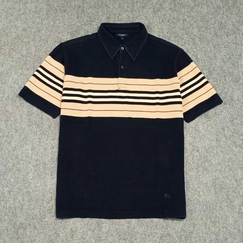 polo shirt pria lengan pendek BURBERRY size M second