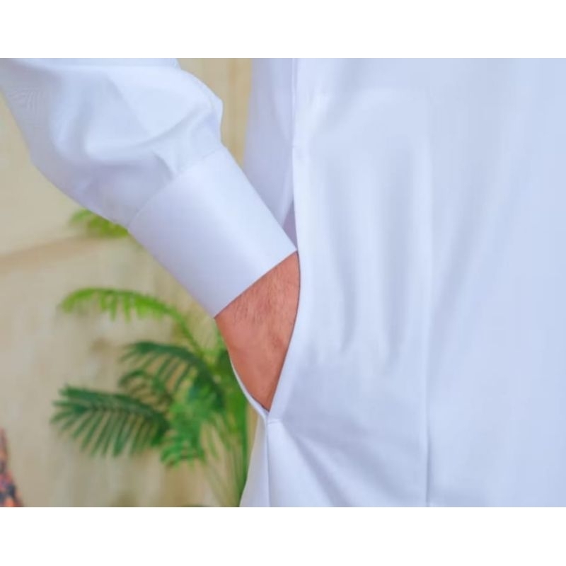 Jubah Al Haramain Series| Bahan Semi Wol| Lengan Manset| Size Dewasa