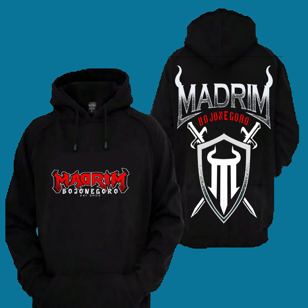 Sweater Hoodie Distro Madrim Bojonegoro 2005 PSHT Premium Terbaru