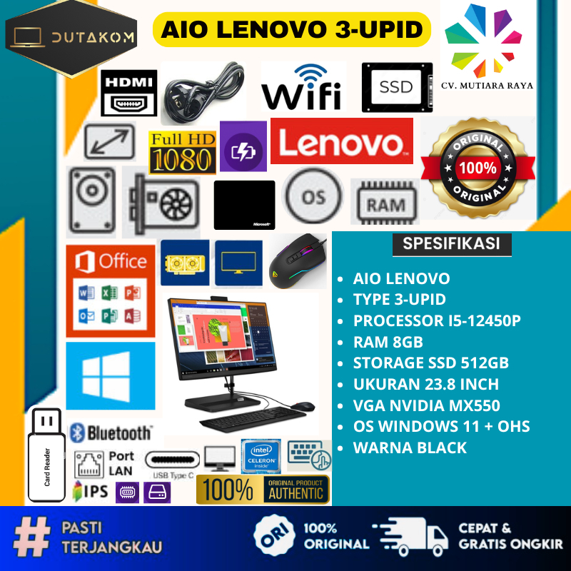 AIO MERK LENOVO AIO3 - UPID
