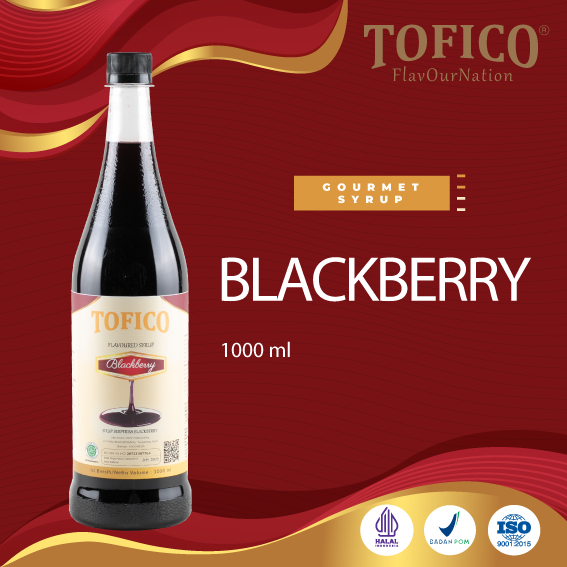 

Sirup Tofico Blackberry 1 liter - Sirup Buah Blackberry Termurah