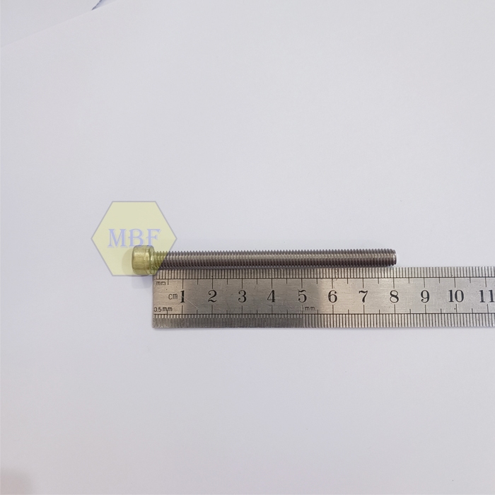 M6 x 80 Baut L Hex Head Socket Stainless 304 M6x80