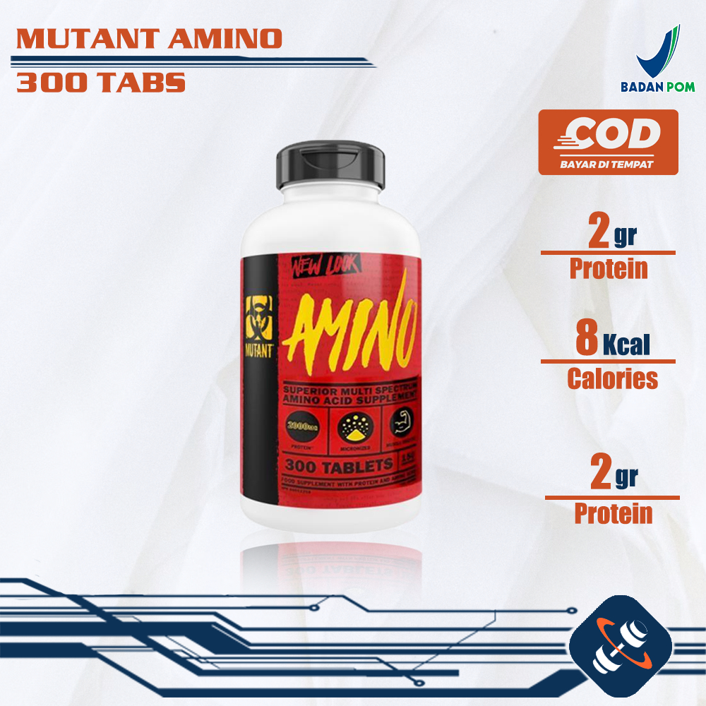 Mutant Amino 600 Tablet BPOM Mutant Amino