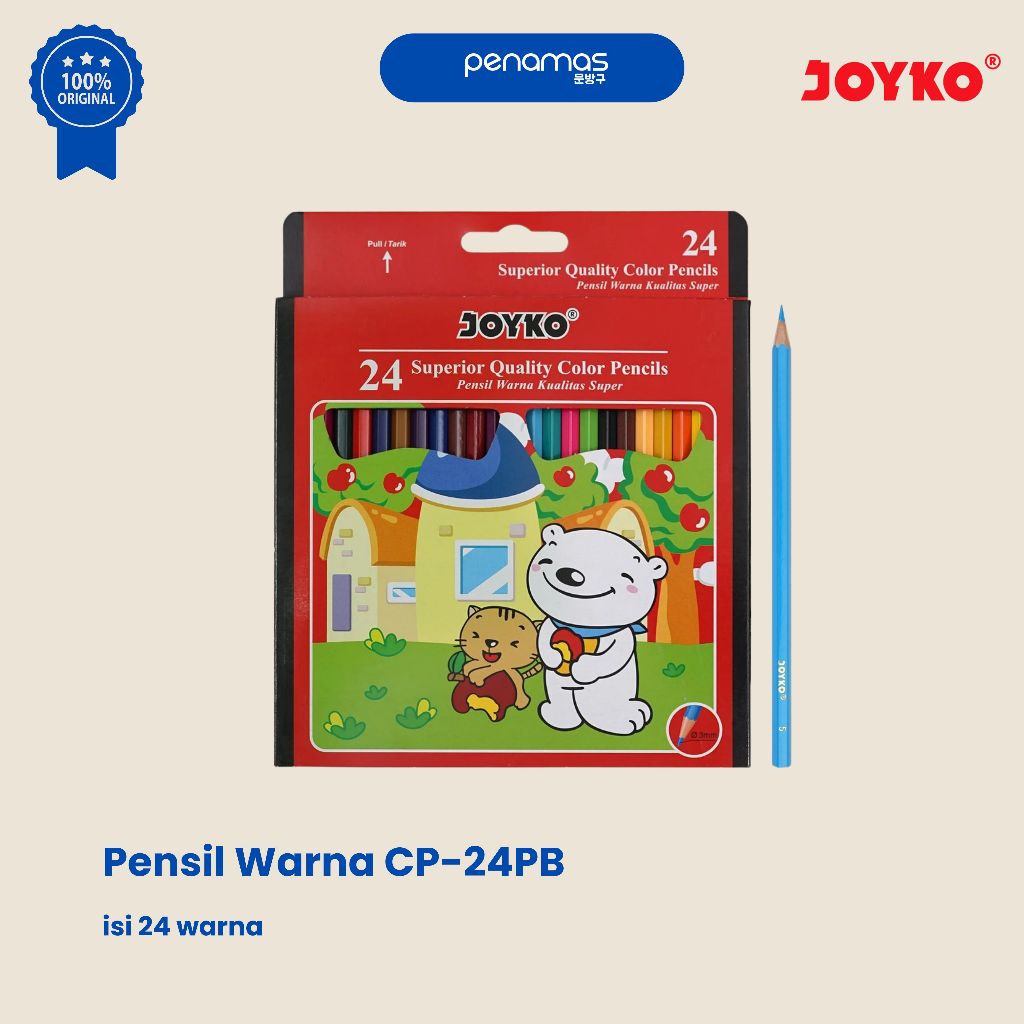 

PENSIL WARNA JOYKO 24 WRN CP-24PB / SET