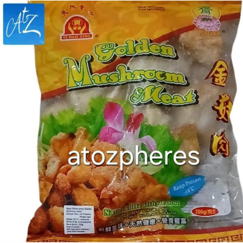 

Sayur olahan jamur vege vegetarian YI DAH XING Golden Mushroom Meat 200g