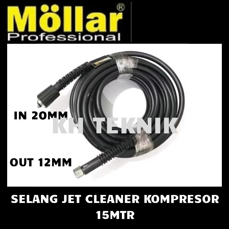 MOLLAR SELANG JET CLEANER KOMPRESOR HIGH PRESSURE 15 METER