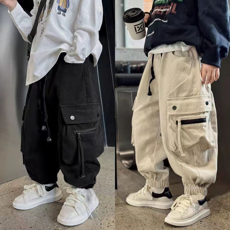 Terbaru Celana Cargo Anak Korean Style Celana Jogger Cargo Anak Laki Laki Casual Santai