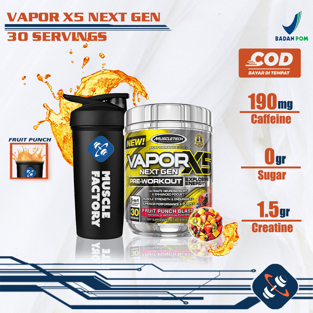 Muscletech Vapor X5 Next Gen 60 Serving Vaporx5 The Curse No xplode