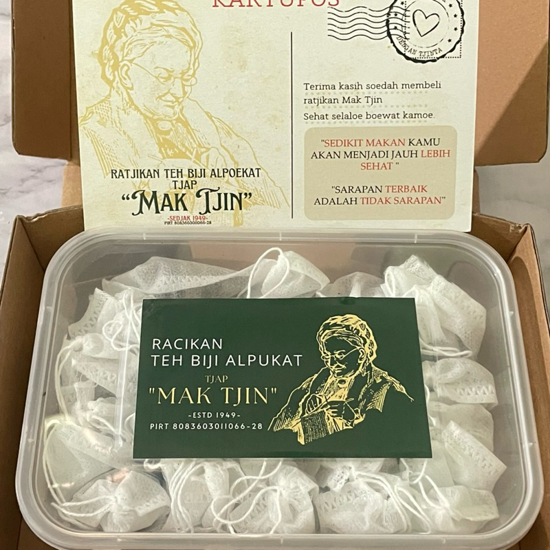 

Teh Biji Alpukat Herbal Ratjikan Tjap Mak Tjin