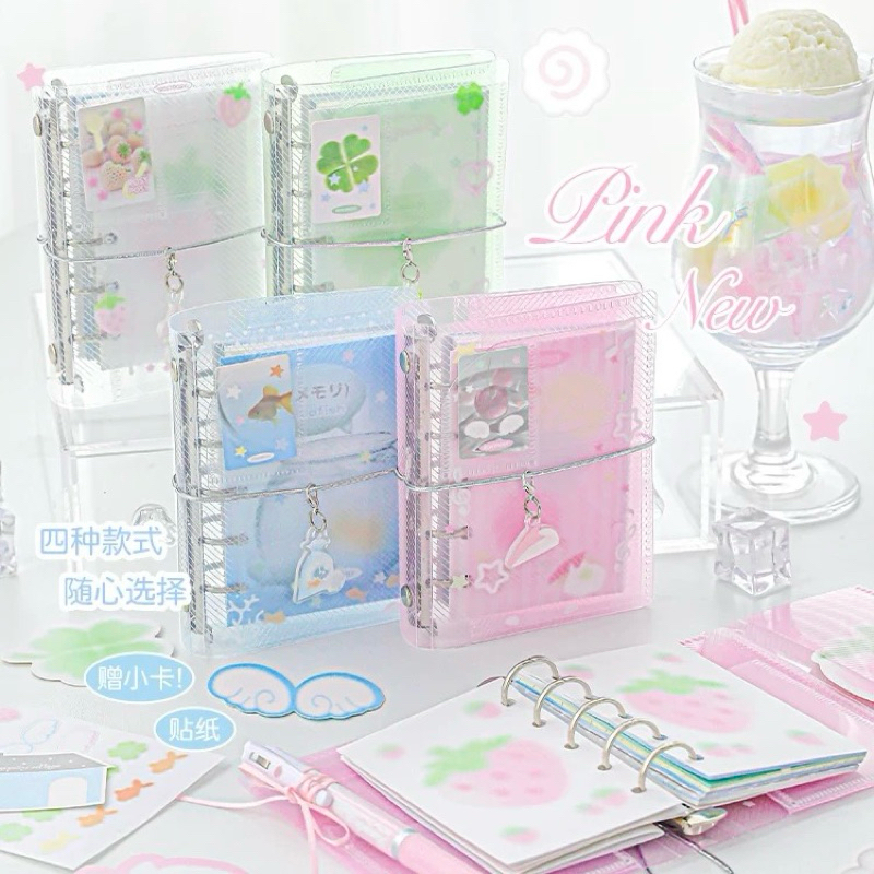 

binder M5 (5 ring) rosy posy japan vibes clover fish FREE printilan diary journal readystock B3534 B3537