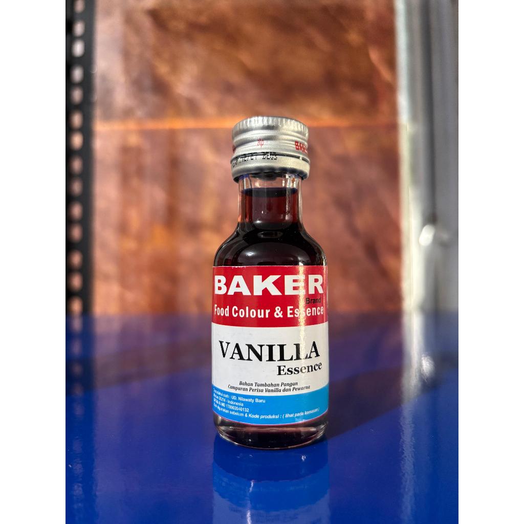

BAKER Essence VANILLA 28 ml Perisa Vanila Kue makanan minuman pudding ice cream HALAL