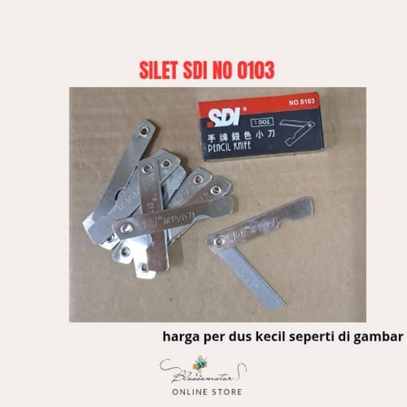 

PISAU SILET LIPAT MINI SDI PER KOTAK KECIL / PENCIL KNIFE