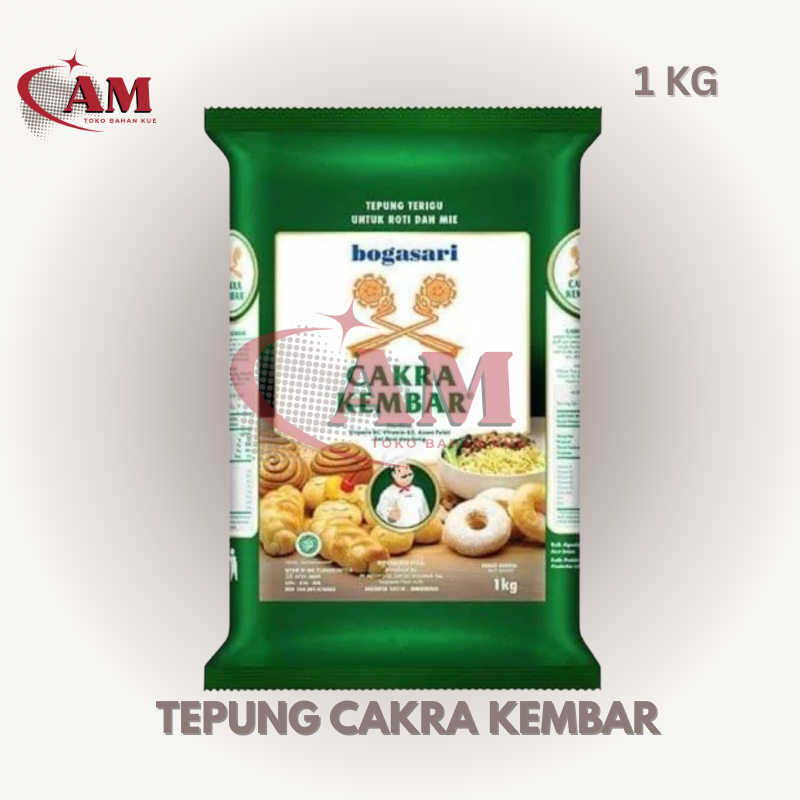 

Cakra Kembar 1 Kg Tepung Protein Tinggi Pre Bogasari
