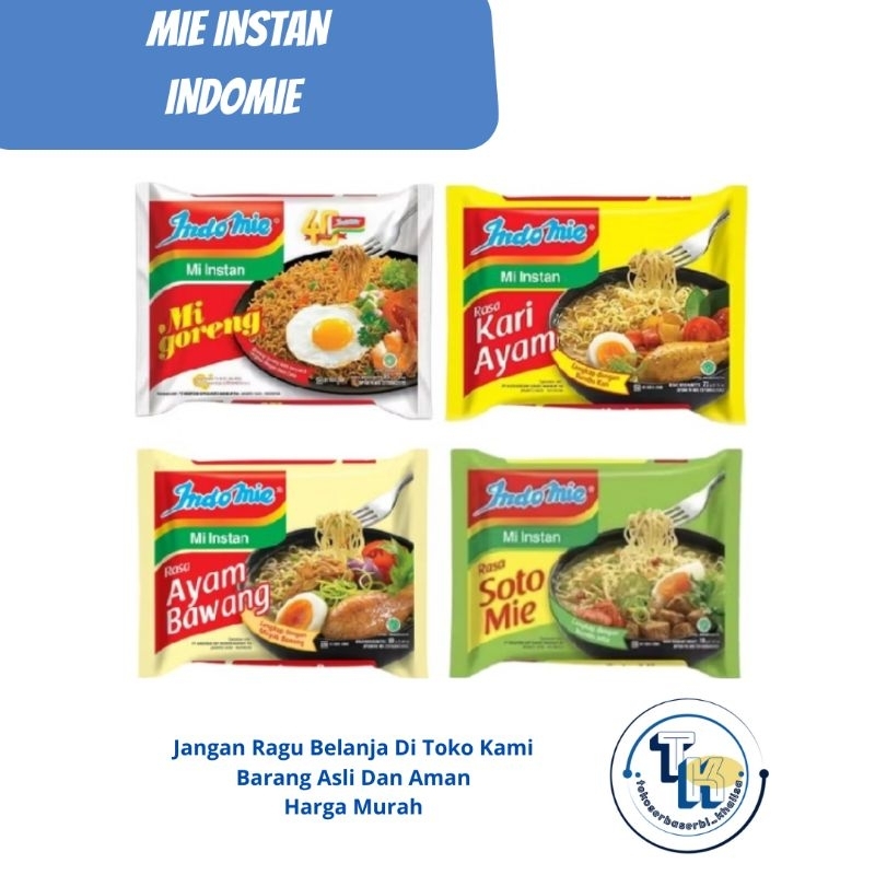 

Indomie goreng dan kuah 1 pcs